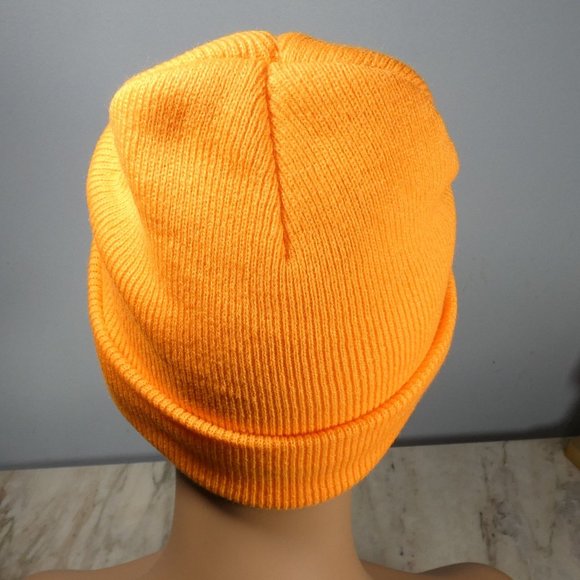 Carhartt Knit Cap Beanie Bright Orange - Safety - Picture 3 of 7
